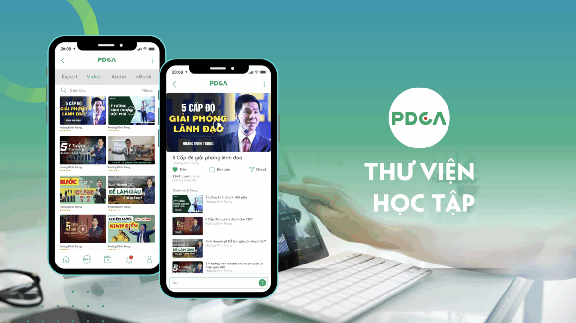 Thư viện học tập của ứng dụng PDCA Success